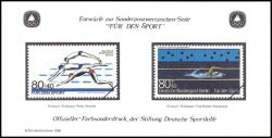 1986  Deutsche Sporthilfe - Sondermarken-Entwurf