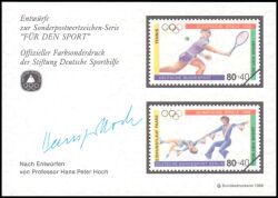 1988  Deutsche Sporthilfe - Sondermarken-Entwurf