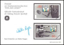 1988  Deutsche Sporthilfe - Sondermarken-Entwurf