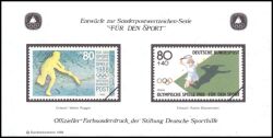 1988  Deutsche Sporthilfe - Sondermarken-Entwurf