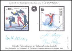 1998  Deutsche Sporthilfe - Sondermarken-Entwurf