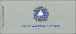 1982  Deutsche Sporthilfe - Markenheftchen BRD