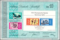 1976  Sporthilfe - Olympische Sommerspiele Montreal