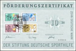 1986  Sporthilfe - Jugend: Handwerksberufe