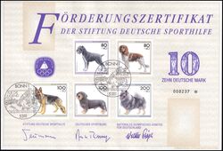 1995  Sporthilfe - Jugend: Hunderassen