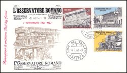 1961  100 Jahre Zeitung LOsservatore Romano