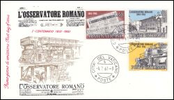 1961  100 Jahre Zeitung "L´Osservatore Romano"