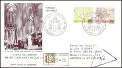 1981  Freimarken: Die Weltreisen von Papst Johannes Paul II.
