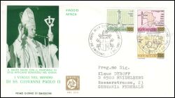 1981  Freimarken: Die Weltreisen von Papst Johannes Paul II.