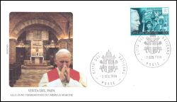 1998  Besuch von Papst Johannes Paul II. in den Erdbebengebieten