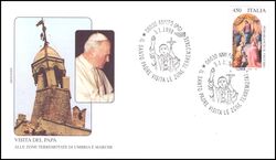 1998  Besuch von Papst Johannes Paul II. in den Erdbebengebieten