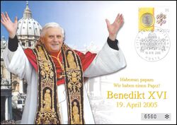 2005  Wahl von Papst Benedikt XVI.