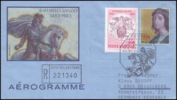 1983  500. Geburtstag von Raffaello Sanzio - Aerogramm