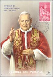 1958  Krnung von Papst Johannes XXIII.