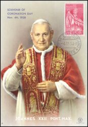 1958  Krönung von Papst Johannes XXIII.