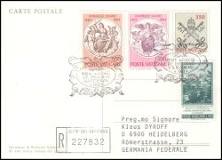 1983  Ganzsache mit Zusatzfrankatur