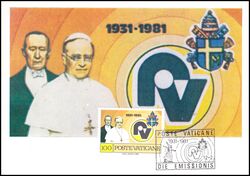 1981  Maximumkarten - Radio Vatikan