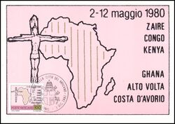 1981  Maximumkarten - Papstreisen
