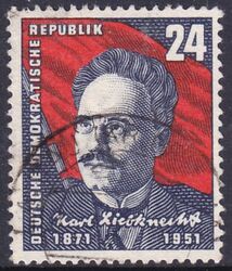 2893 - 1951  Geburtstag von Karl Liebknecht