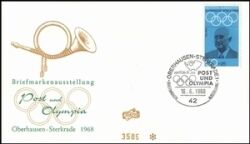 1968  Post und Olympia - Briefmarkenausstellung