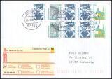 1997  Mischfrankatur auf R-Brief