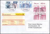 2000  Mischfrankatur auf R-Brief