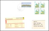 1997  Mischfrankatur auf R-Brief