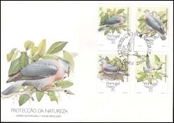 1991  Weltweiter Naturschutz WWF: Silberhalstaube