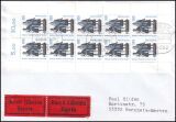 1997  Mehrfachfrankatur auf Express-Brief