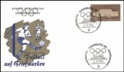 1970  Fußball auf Briefmarken - Briefmarkenschau in Hamburg