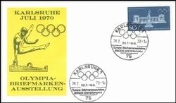 1970  Olympia-Briefmarkenausstellung in Karlsruhe
