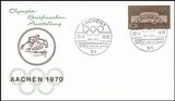 1970  Olympia-Briefmarkenausstellung in Aachen