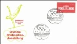 1970  Olympia-Briefmarkenausstellung in Düsseldorf