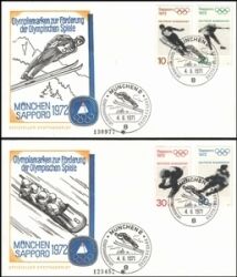 1971  Olympische Sommerspiele 1972 in Sapporo und München