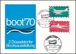 1970  Düsseldorfer Bootsausstellung "boot `70"