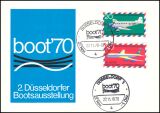1970  Düsseldorfer Bootsausstellung "boot...