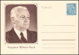 1956  Sonderpostkarte - 80. Geburtstag von Wilhelm Pieck