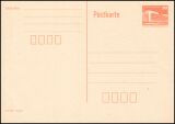 1986  Postkarte mit Wertstempel - Bauwerke