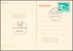1990  Postkarte mit Wertstempel Bauwerke