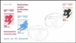 1972  Briefmarken werben für München 1972 - Ulm-Donau