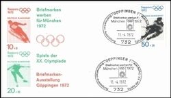 1972  Briefmarken werben für München 1972 - Göppingen