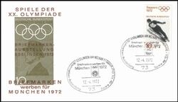 1972  Briefmarken werben für München 1972 - Esslingen