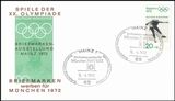 1972  Briefmarken werben für München 1972 - Mainz