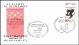 1972  Briefmarken werben für München 1972 -...