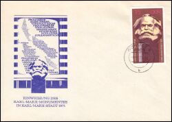 1971  Einweihung des Karl-Marx-Monuments