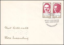 1971  100. Geburtstag von Rosa Luxemburg und Karl Liebknecht