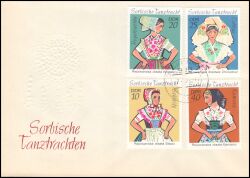 1971  Sorbische Mädchen-Tanztrachten