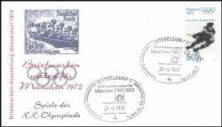 1972  Briefmarken werben für München 1972 - Düsseldorf