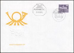 1980  Freimarke: Aufbau in der DDR