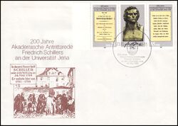 1989  Jahrestag der Antrittsrede Friedrich Schillers an der Universitt Jena